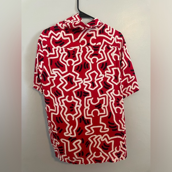 Red button down - Picture 2 of 2